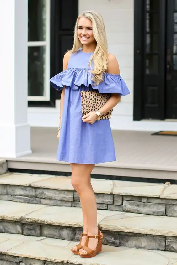 cold-shoulder-dress-with-ruffles