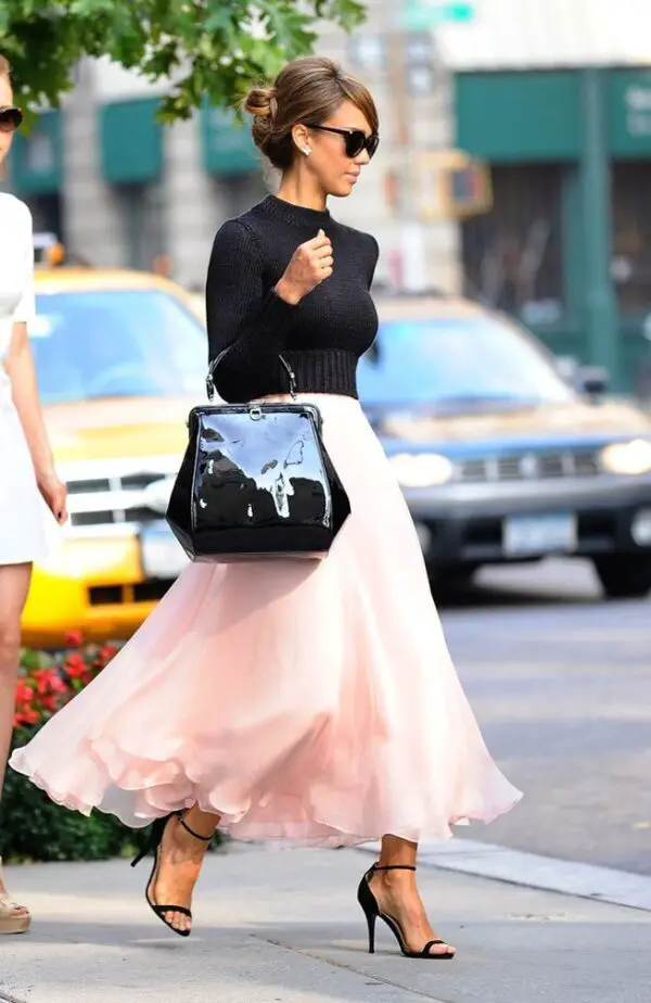 cute-pink-maxi-tulle-skirt