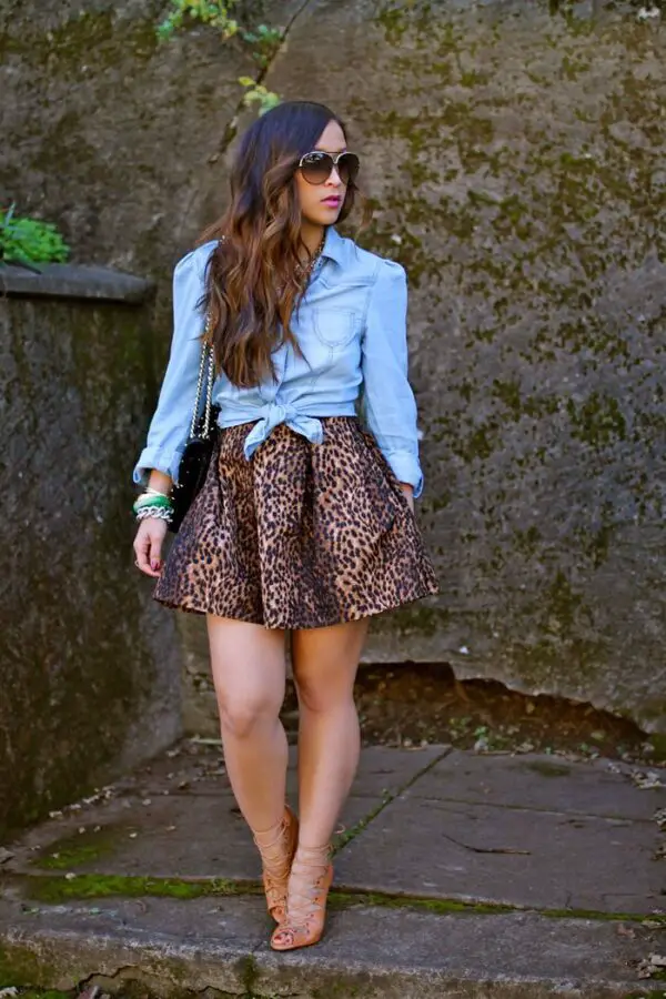 denim-top-and-animal-print-skirt