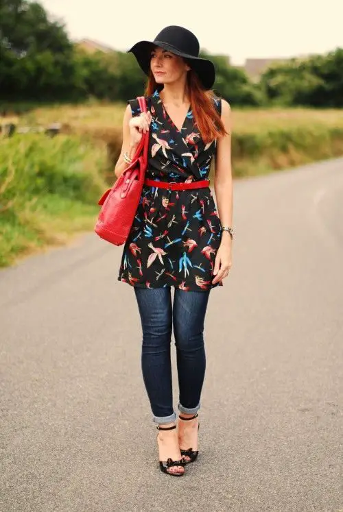 dress-over-jeans-outfit