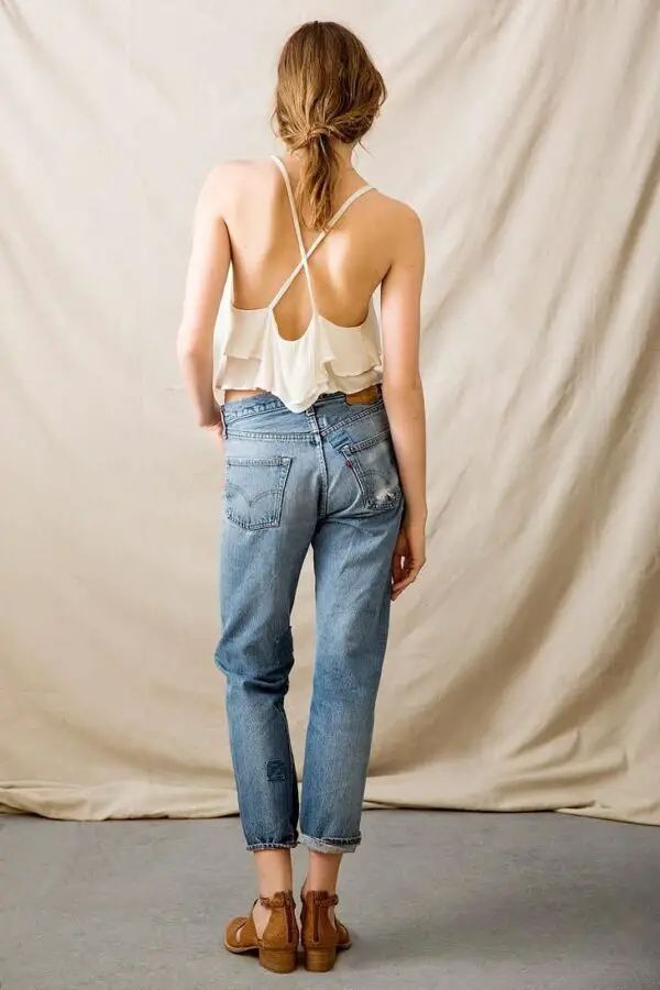 frilly-top-and-jeans