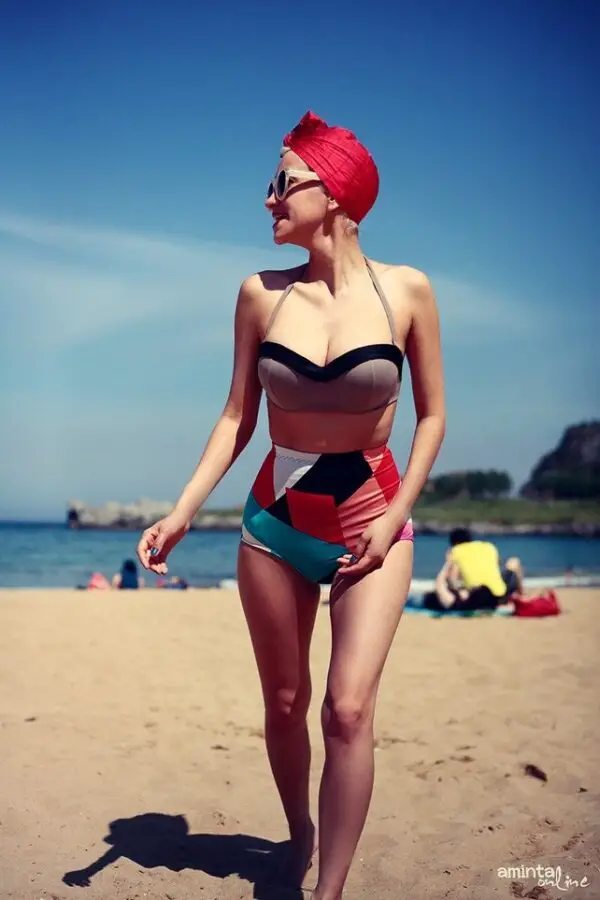 head-wrap-and-colorful-swimsuit