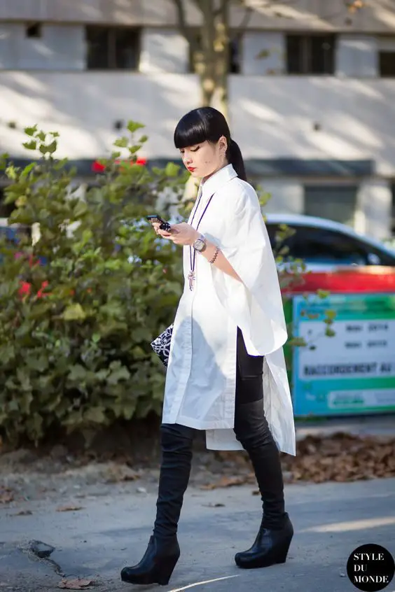kimono-style-sleeve-on-white-shirt