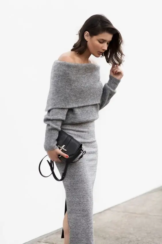 knit-gray-dress