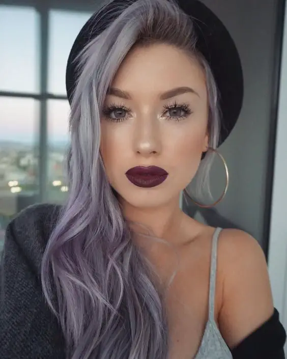 lavender-hair