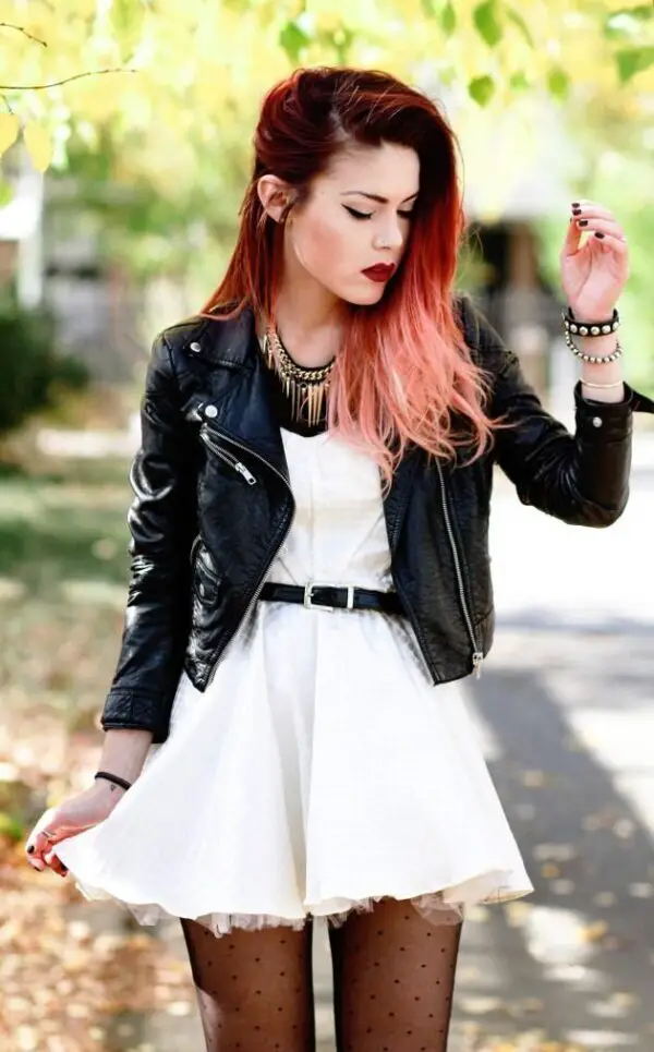 leather-jacket-with-dress