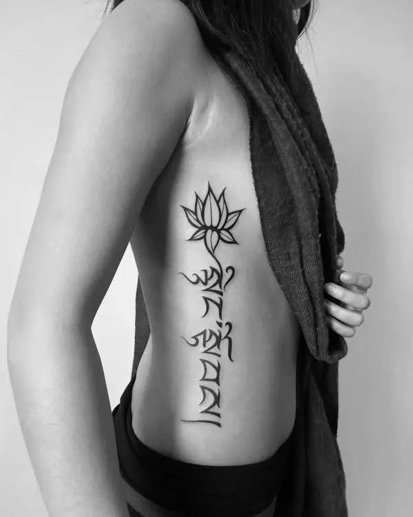 lotus-flower-with-sanskrit