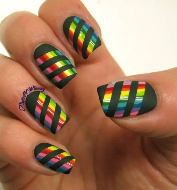 metallic-stripes