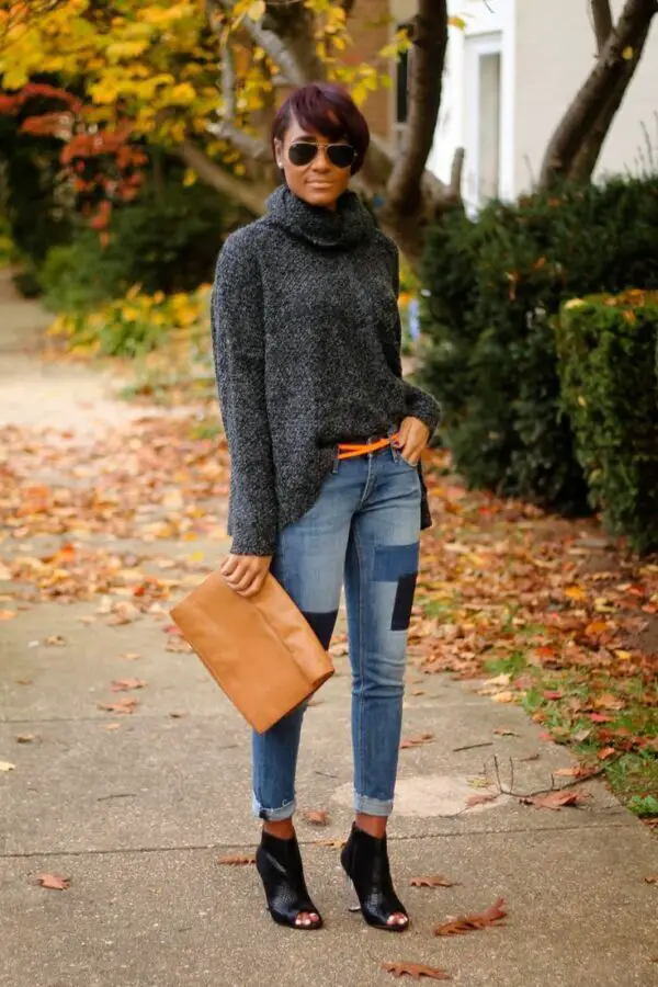 patchwork-jeans-and-sweater