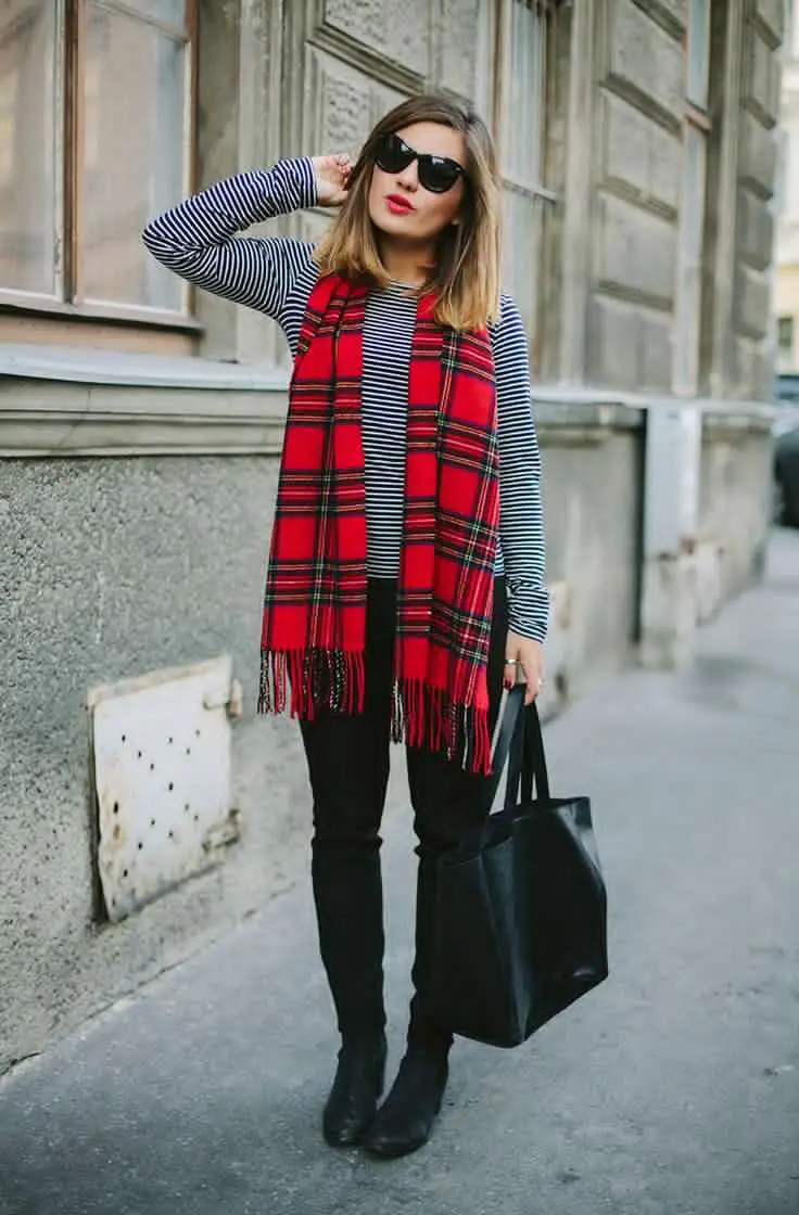 red-plaid-scarf