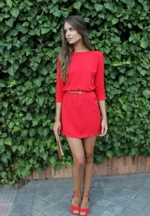 simple-red-dress