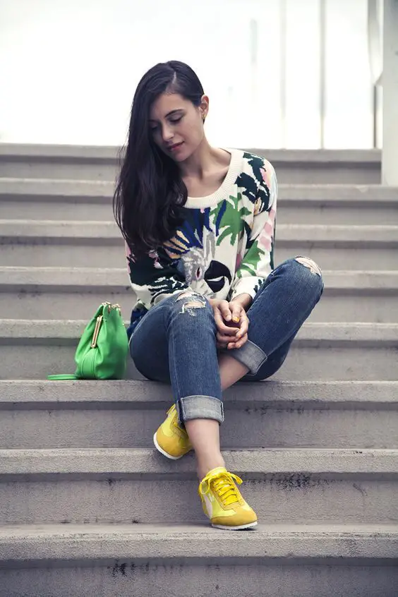 statement-yellow-sneakers