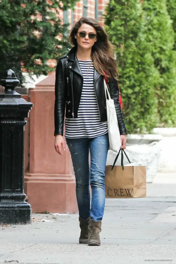 striped-top-and-leather-jacket