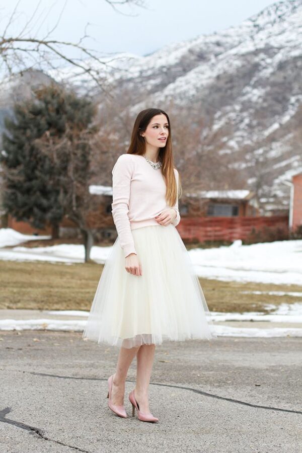 tulle-skirt-and-sweater