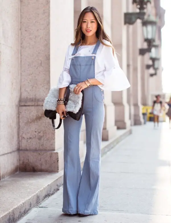 1-bell-sleeved-blouse-with-flared-overalls