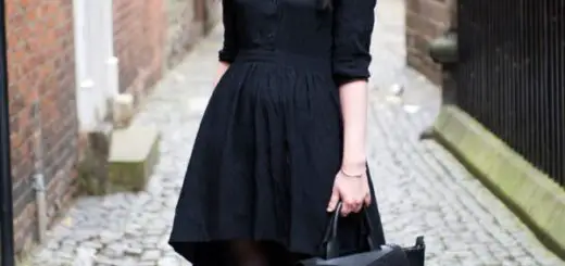 1-black-cold-shoulder-dress-with-tote-bag