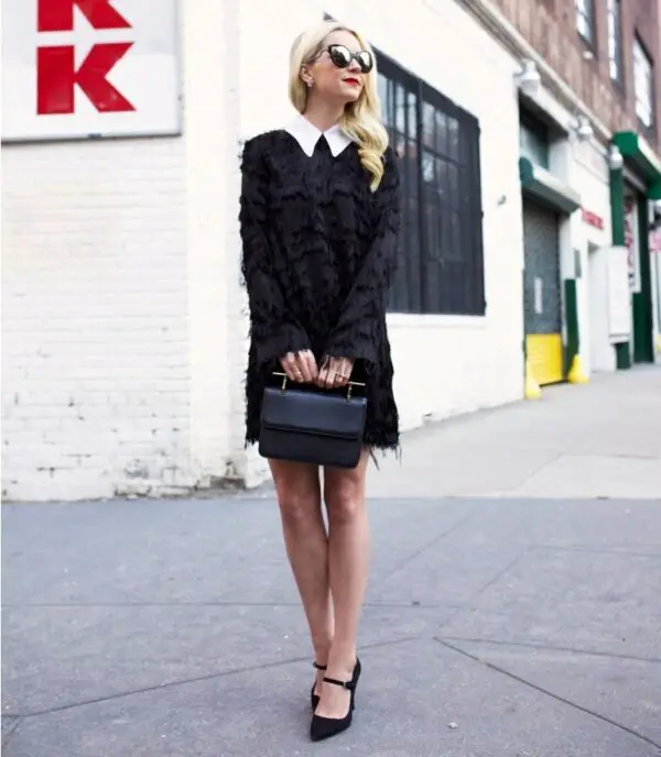 1-collared-fur-dress-with-structured-bag-2