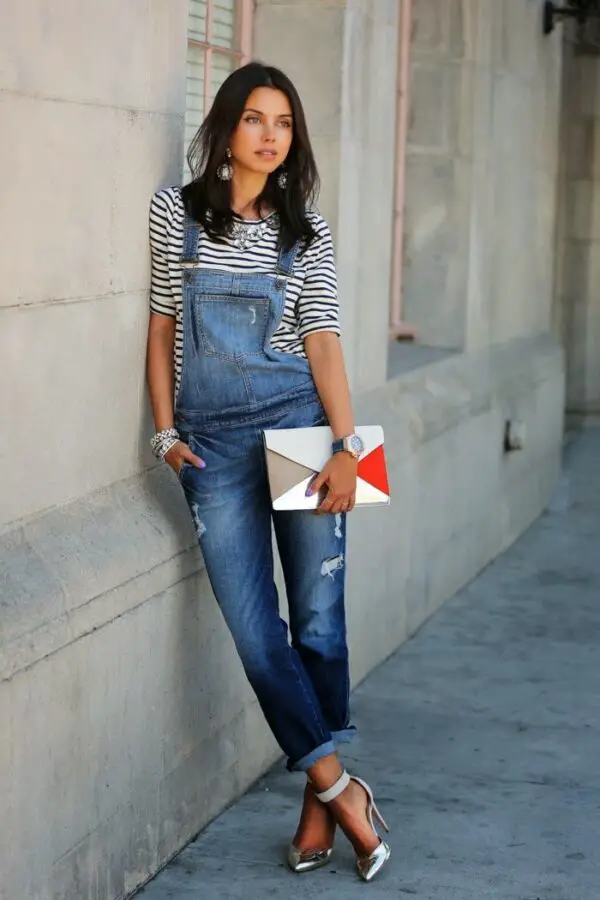 1-denim-overalls-with-striped-top-2