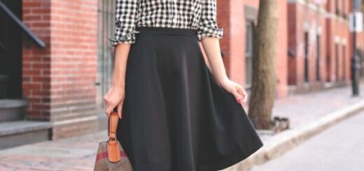 1-high-waist-full-skirt-with-gingham-shirt-1