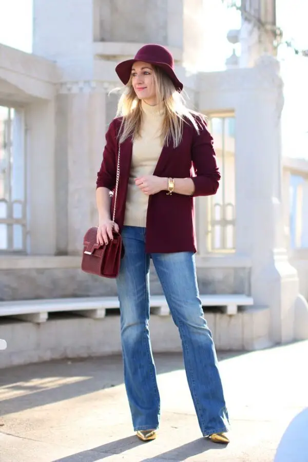 1-marsala-hat-and-bag-with-casual-outfit