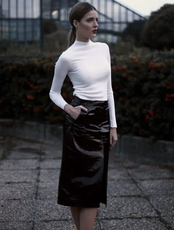 1-patent-leather-skirt-turtleneck-top