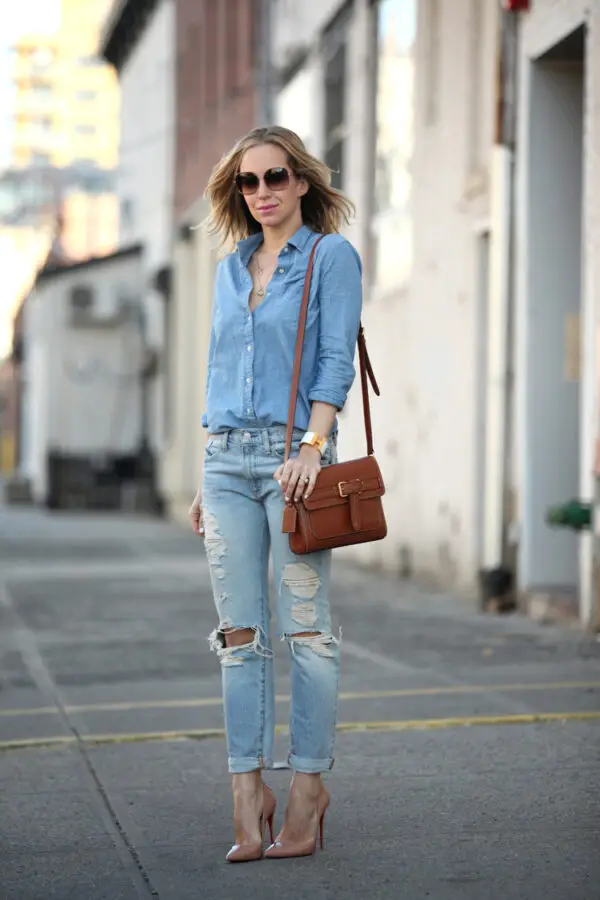 1-ripped-jeans-with-chambray-shirt-2