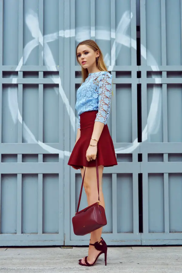 1-stilleto-burgundy-sandals-with-lace-top-and-burgundy-skirt