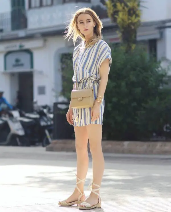 1-striped-banded-dress-with-sling-bag