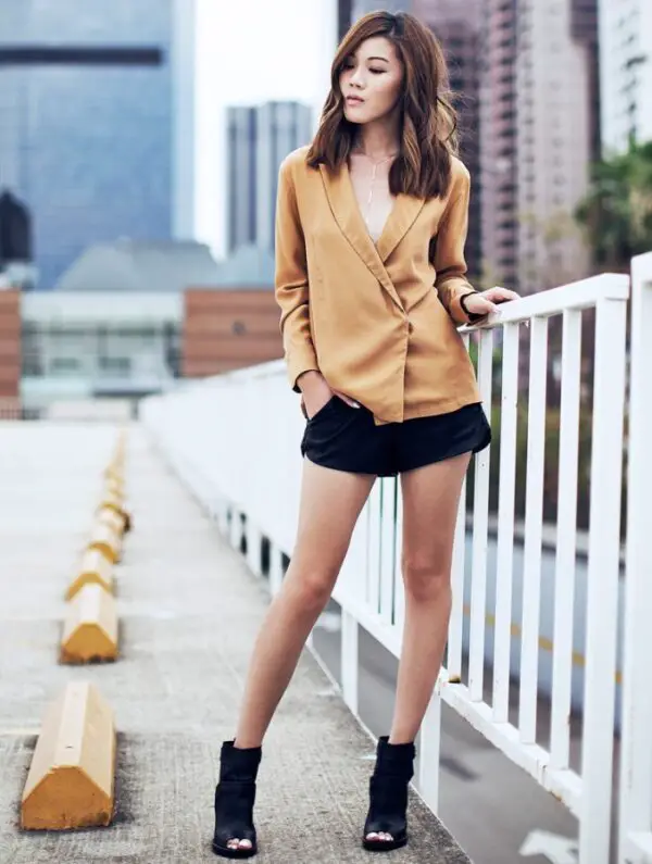 2-camel-vest-with-edgy-shorts-and-peep-toe-boots