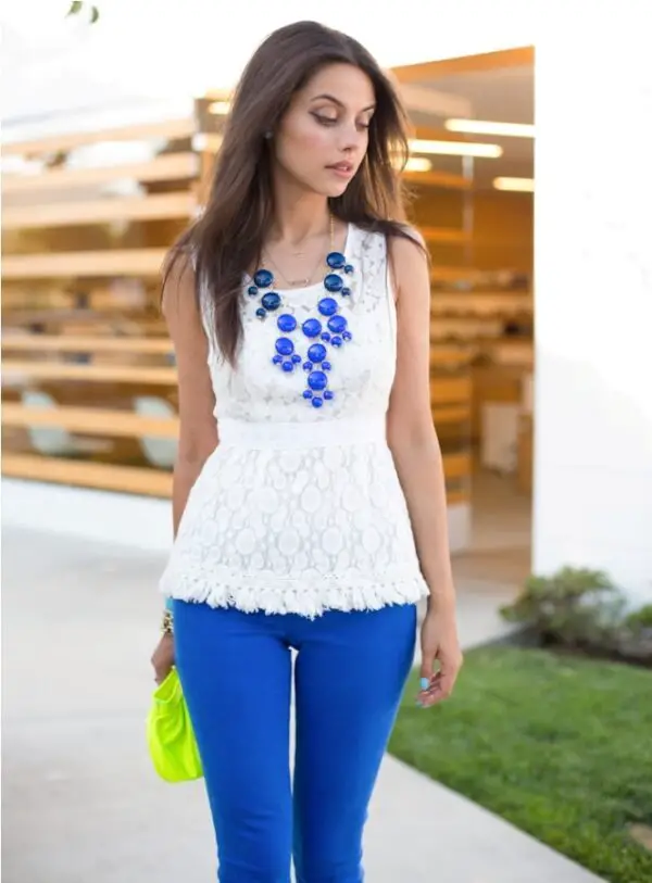 2-cobalt-blue-necklace-with-white-lace-top-and-cobalt-blue-pants-1