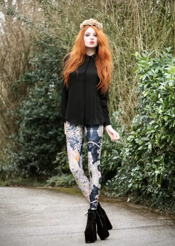 2-combat-boots-with-chiffon-blouse-and-floral-pants