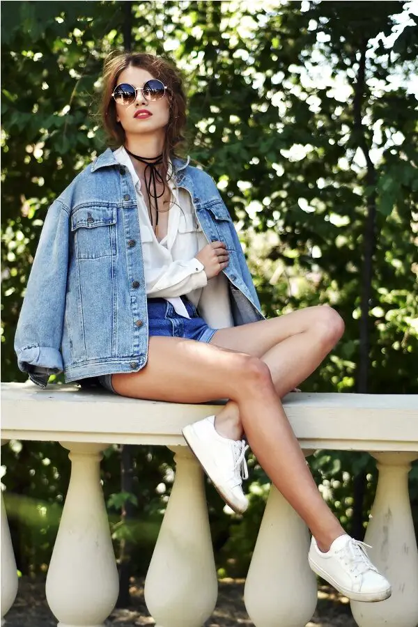 2-denim-jacket-with-shorts-and-lace-choker