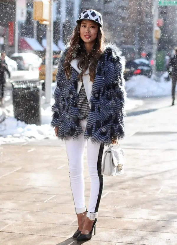 2-fur-coat-with-striped-athletic-pants