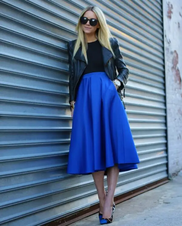 2-high-waist-cobalt-blue-skirt-with-leather-jacket