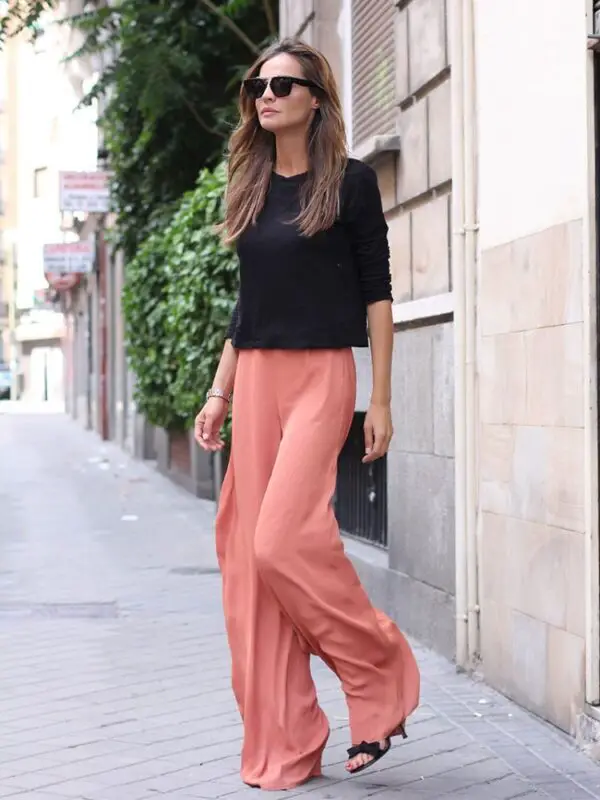 2-peach-palazzo-pants-with-black-top