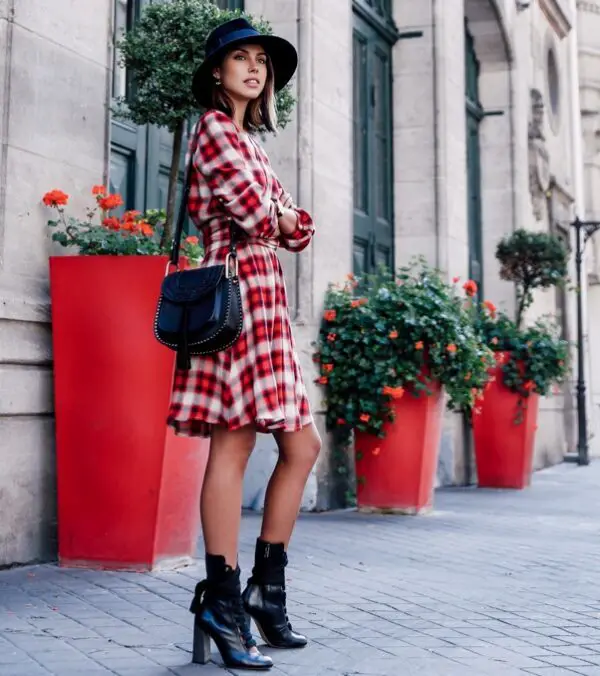 2-plaid-dress-with-lace-up-boots