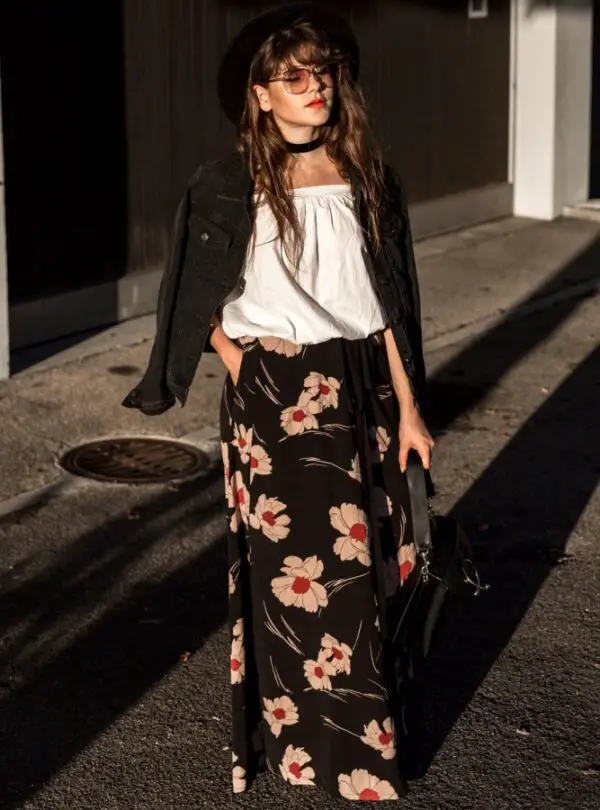 2-retro-floral-print-skirt-with-denim-jacket