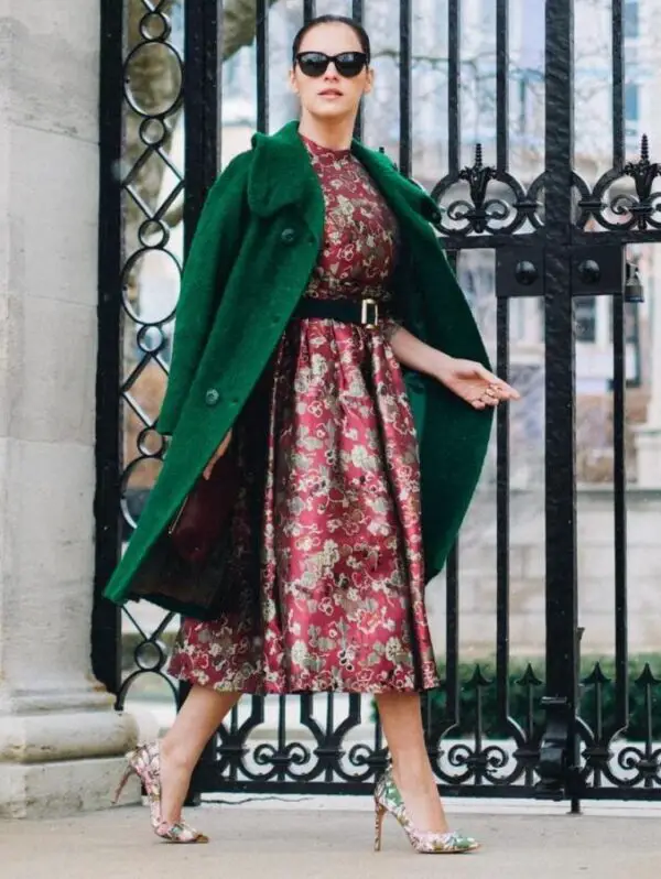2-silk-dress-with-forest-green-coat
