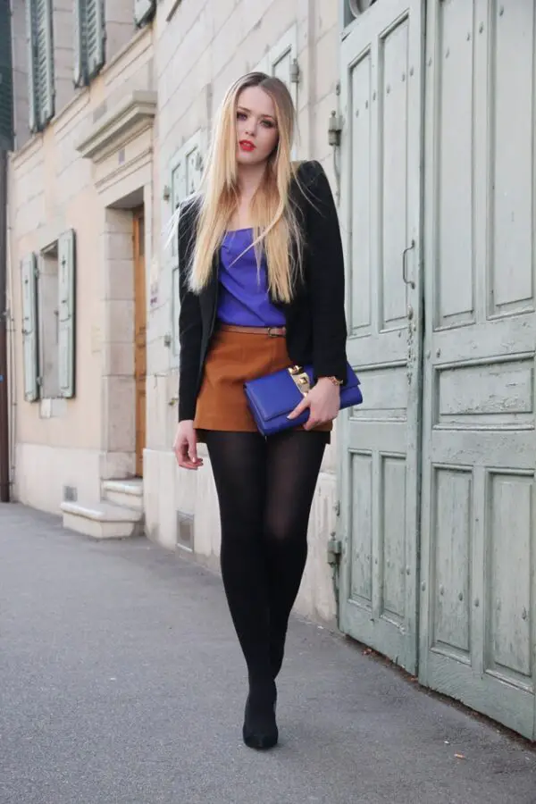 3-blue-top-and-suede-skirt-with-envelope-clutch