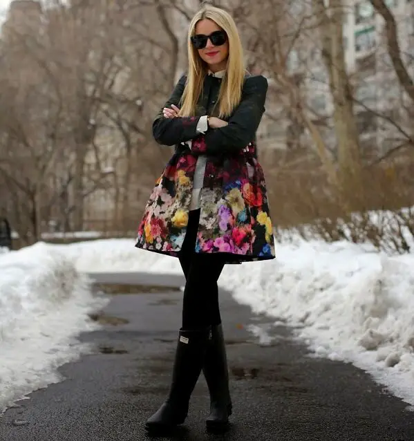 3-floral-coat-with-rain-boots