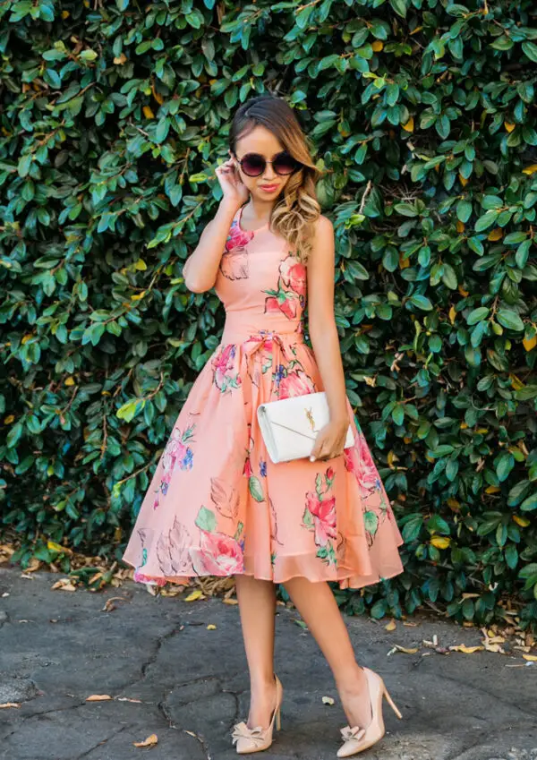 3-floral-dress-with-chic-bag-and-shoes