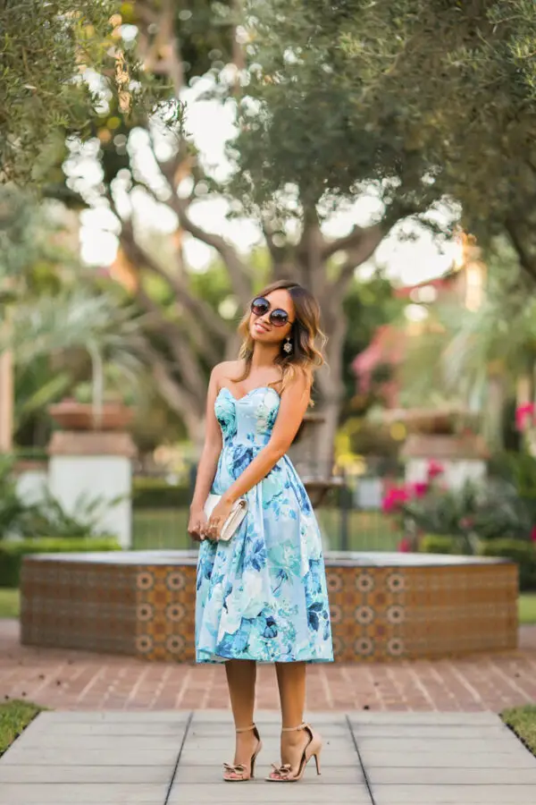 3-floral-dress-with-nude-heels