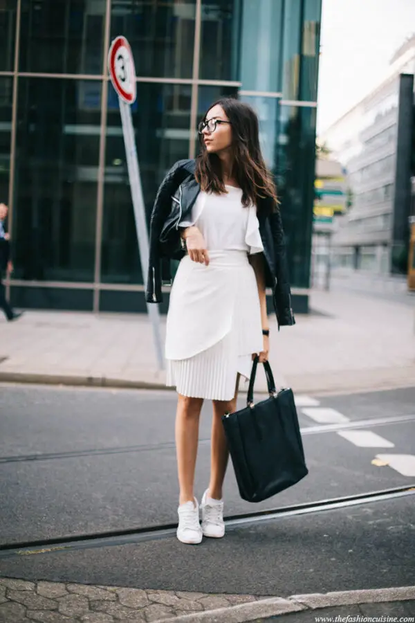 3-leather-jacket-with-white-dress-and-sneakers