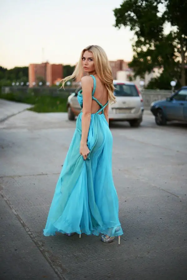 3-pastel-blue-dress-with-silver-heels