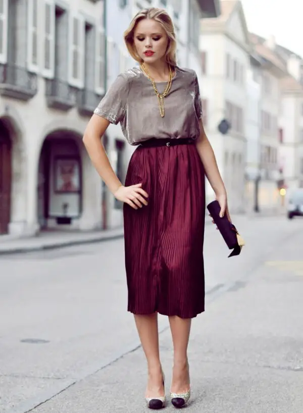 3-plum-accordion-skirt-with-gray-top-1