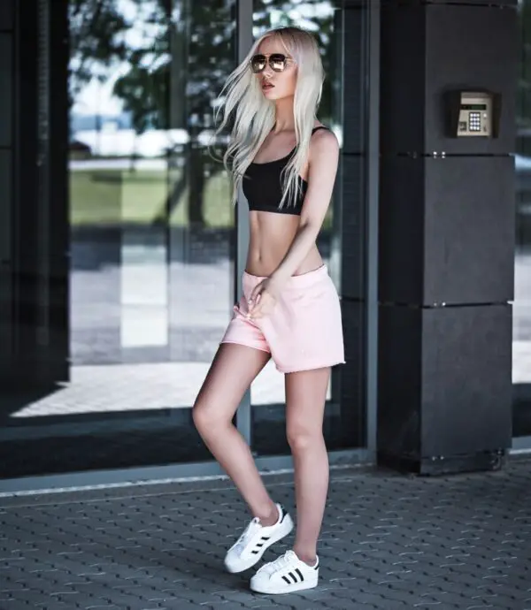 3-sporty-shorts-with-bandeau-top-and-sneakers