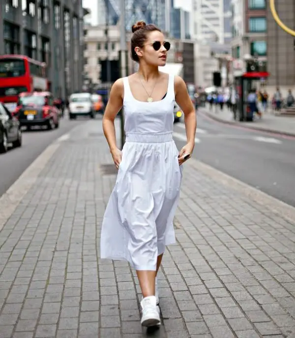 3-white-dress-with-sneakers