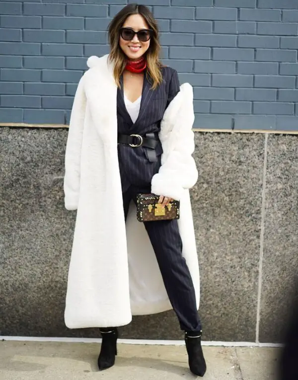 3-winter-coat-with-petite-striped-suit-and-knotted-belt