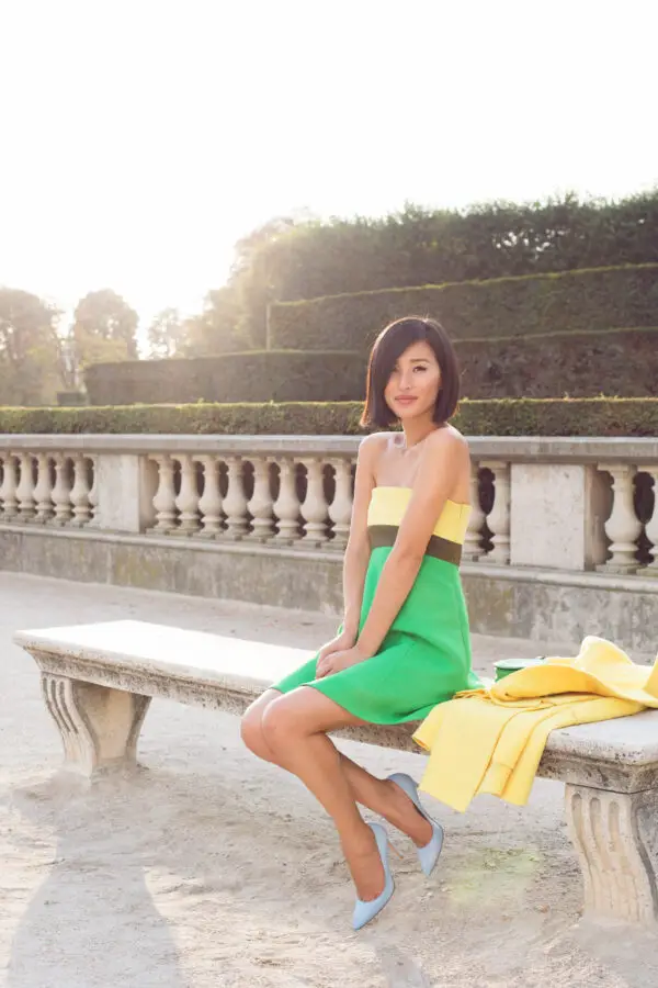 3-yellow-and-green-dress