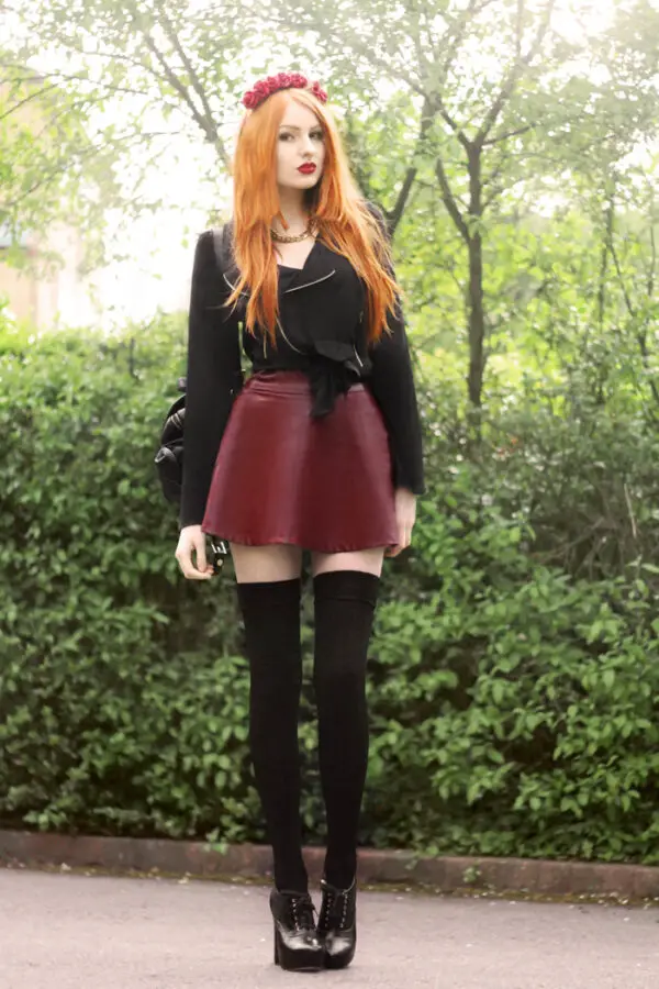 4-burgundy-leather-skirt